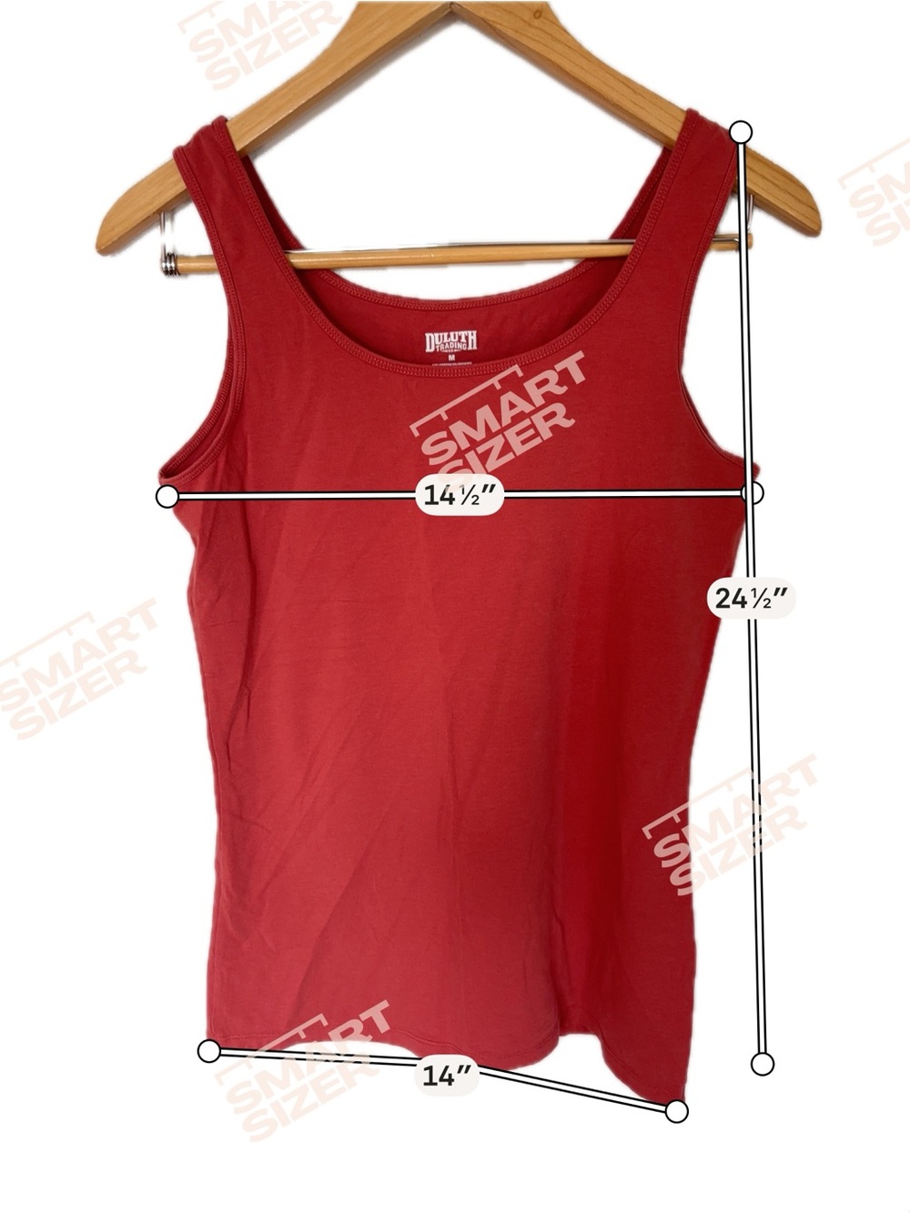 Duluth Trading Co Women's burnt RedTank Top - Picture 3 of 4